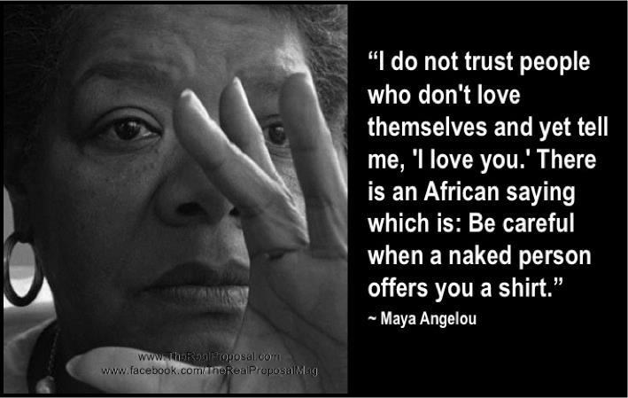 Maya Angelou's inspirational poetry - Chandani's Blog